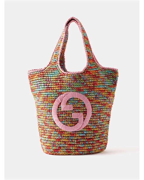 gucci straw mini bag|Gucci raffia tote bag.